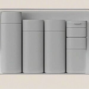 Gray Travel Bottle Set